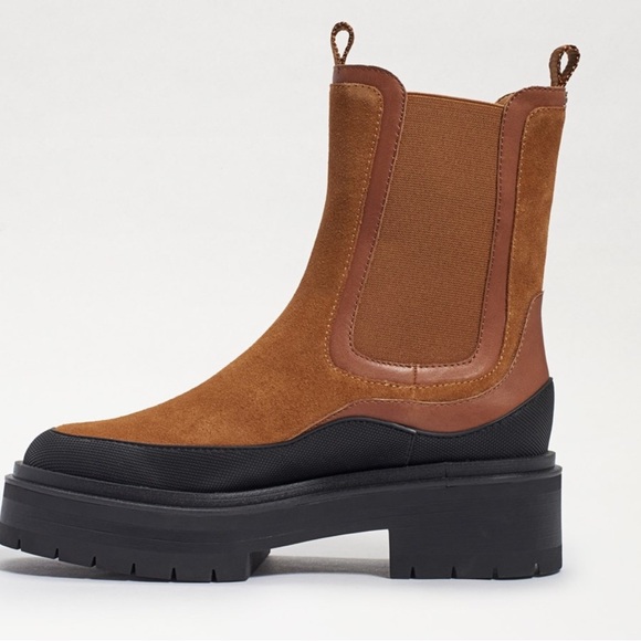 Sam Edelman Tan and Black Lulia Boots - Picture 4 of 16